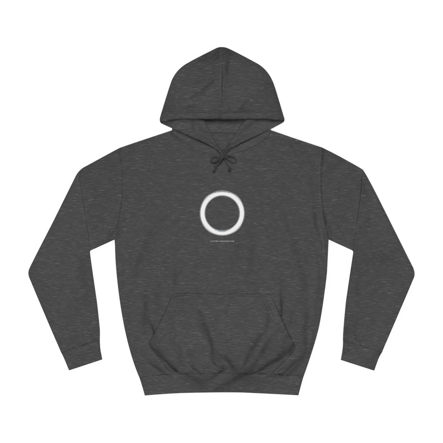 System Corporation: Circle Patch - Unisex College Hoodie SCAN07