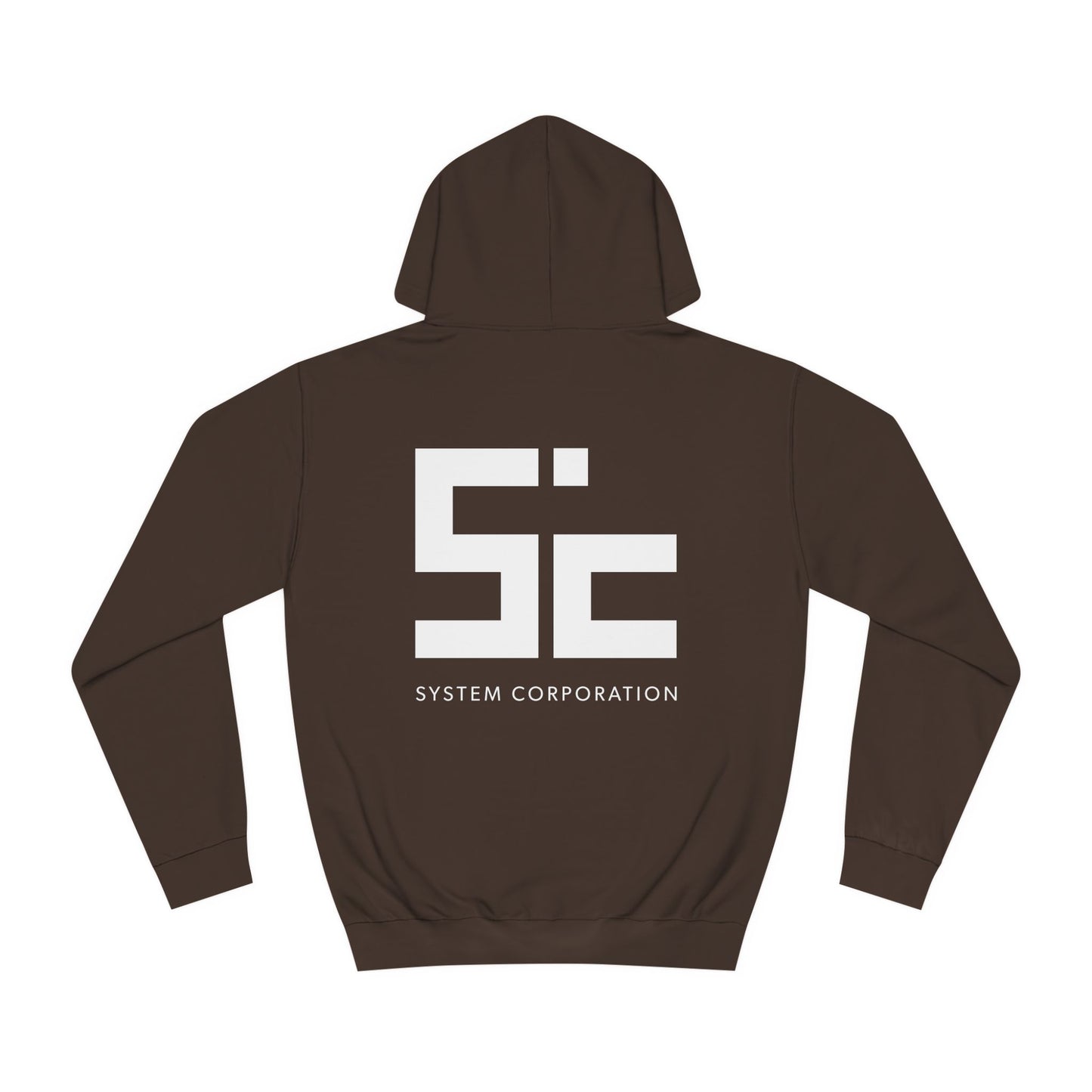 System Corporation: Circle Patch - Unisex College Hoodie SCAN07