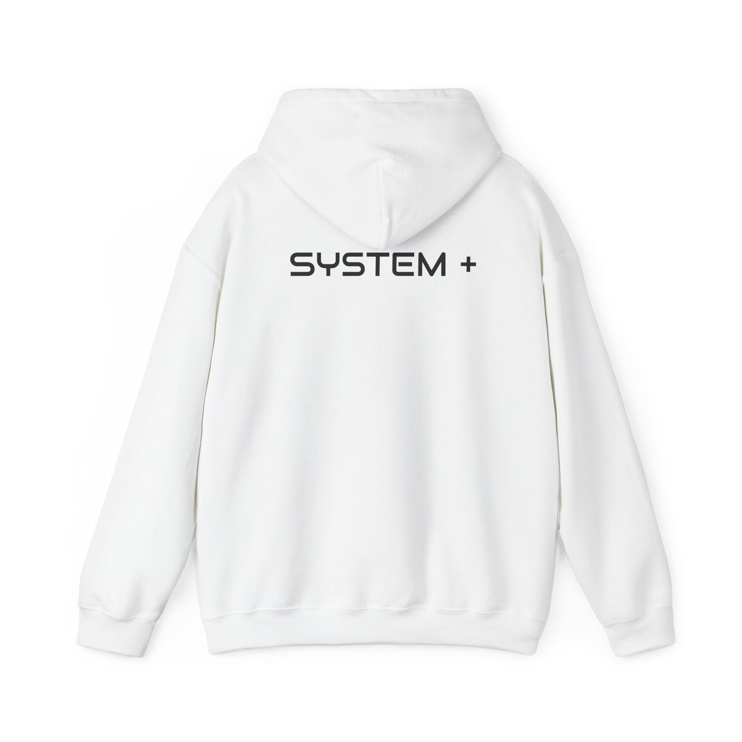 System Corporation: System + - Unisex Heavy Blend™ Hooded Sweatshirt SCSN