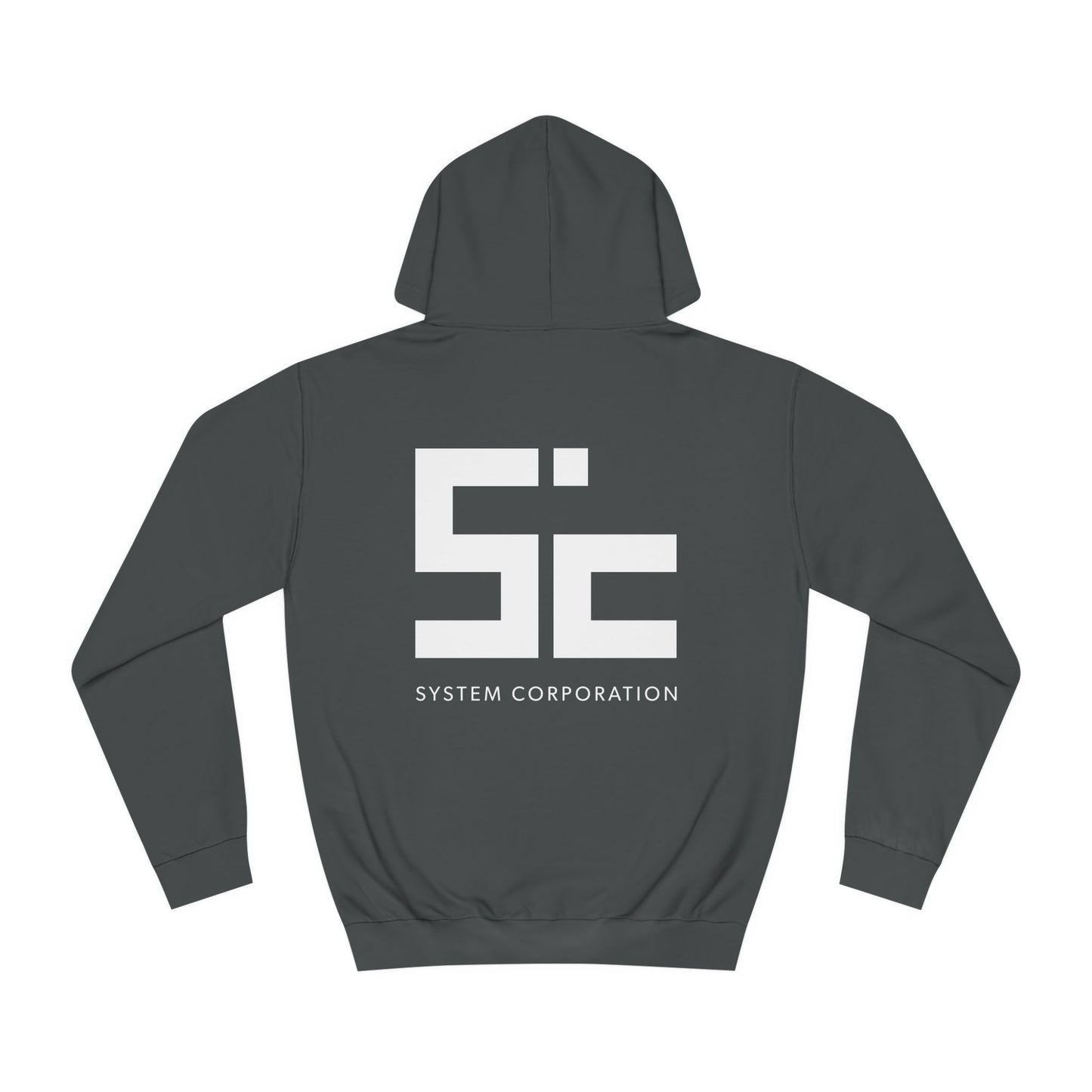 System Corporation: Circle Patch - Unisex College Hoodie SCAN07