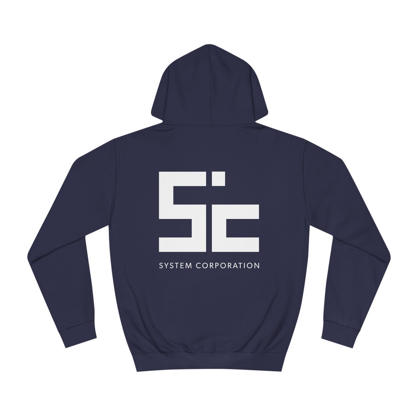 System Corporation: Circle Patch - Unisex College Hoodie SCAN07