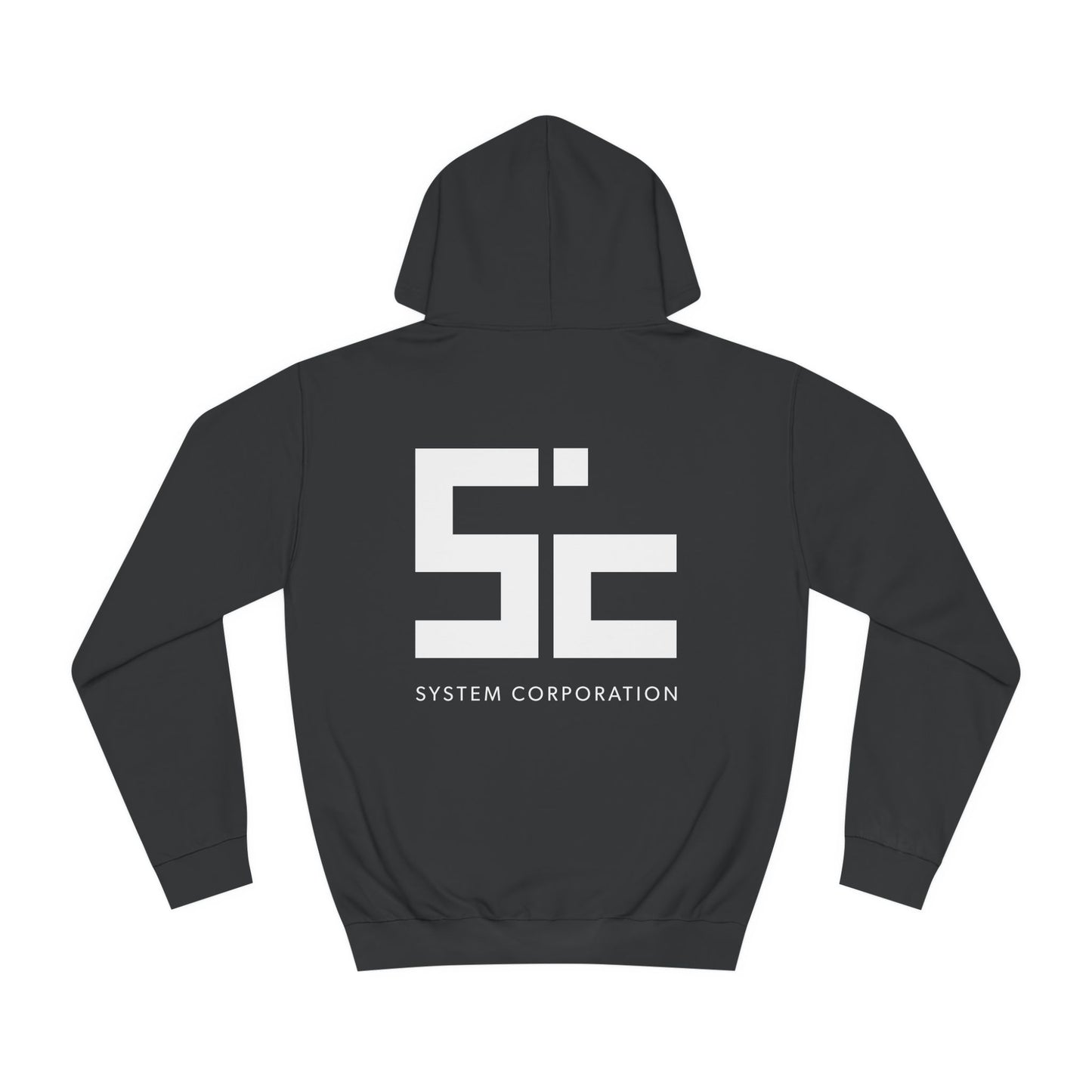 System Corporation: Circle Patch - Unisex College Hoodie SCAN07