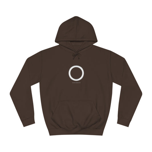 System Corporation: Circle Patch - Unisex College Hoodie SCAN07