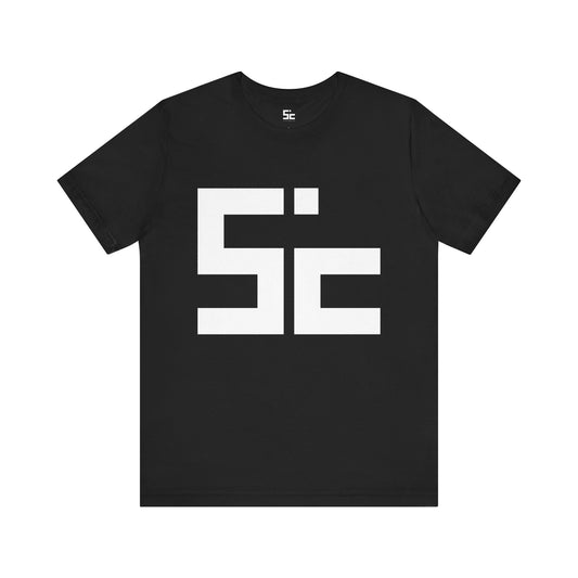 System Corporation: ICON White - Unisex Jersey Short Sleeve Tee SCAN