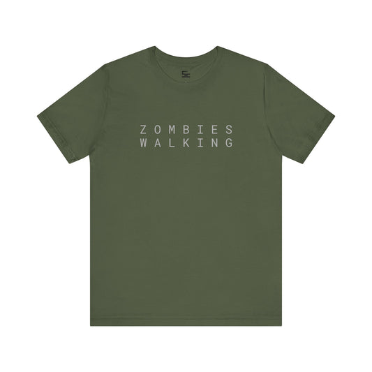 Unisex Jersey Short Sleeve Tee Zombies Walking SCSN